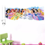 Girl kids Rooms Décor Cartoon Decals pvc Wall Sticker - Image 5