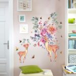Floral Deer Decor/ Wall Art - SK9273 - Image 4