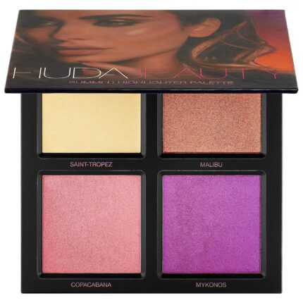 HUDA BEAUTY SUMMER HIGHLIGHTER PALETTE 4 COLOR '2