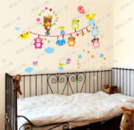 Wall sticker factory-three generations of large size wall stickers wall stickers indoor classroom layout cute photo frame combination stickers AY7024 - Image 2