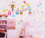 Wall sticker factory-three generations of large size wall stickers wall stickers indoor classroom layout cute photo frame combination stickers AY7024 - Image 3