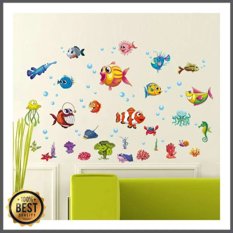 SAMHEZ XH6230 UNDERWATER WORLD WALL STICKER - Image 1