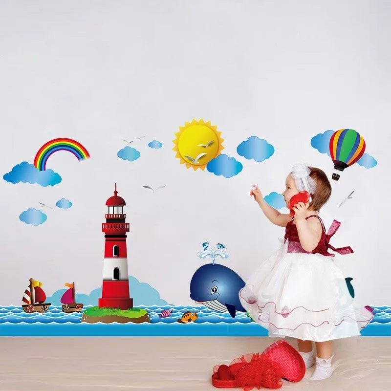 SAMHEZ XH7252 Lighthouse Wall Sticker [50 x 70 cm] - Image 2
