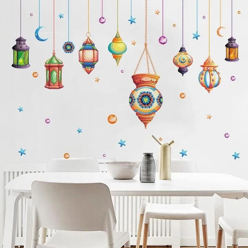 XH9263 Chandelier Lamp Wall Sticker - Image 1