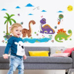 DUNIA STIKER Dinosaurus SK9125 (90x60) - Stiker Dinding / Wall Sticker - Image 6