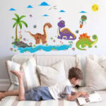 DUNIA STIKER Dinosaurus SK9125 (90x60) - Stiker Dinding / Wall Sticker - Image 7