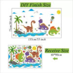 DUNIA STIKER Dinosaurus SK9125 (90x60) - Stiker Dinding / Wall Sticker - Image 3