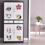 Ampire 40 cm Wall Stickers Crazy Punk animals Fridge Cabinets Doors Design Self Adhesive Sticker - Image 5