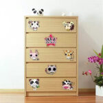 Ampire 40 cm Wall Stickers Crazy Punk animals Fridge Cabinets Doors Design Self Adhesive Sticker - Image 4