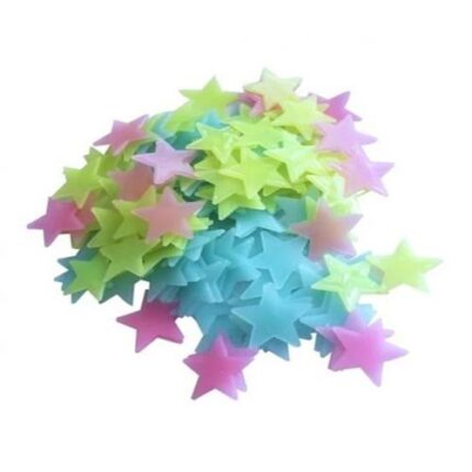 100 glowing STARS
