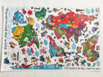 Cartoon Map Wall Sticker XH9261 - Image 5