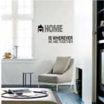 WDHOME Wall sticker DIY Motivational quotes Hotel Bedroom Home Decals small Self Adhensive