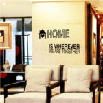 Sticker perete Home is where we are together - Image 5