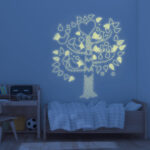 Glow in the Dark Wall Stickers - Tree with Birds  ABQ9617 - Image 4