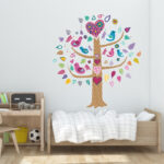 Glow in the Dark Wall Stickers - Tree with Birds  ABQ9617 - Image 3