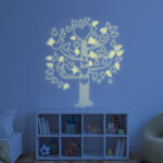 Glow in the Dark Wall Stickers - Tree with Birds  ABQ9617 - Image 7