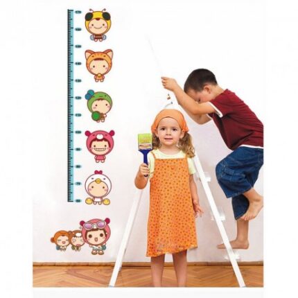 Home Removable Cartoon Height Chart Measure Decal Wall Sticker DIY size 50x70 xy8062