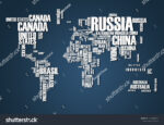 World Map Wall Decal With Country Names World Country Atlas Sticker Vinyl Wall Map Decor Office Wall Art Decor Black size 60x90 nc015 - Image 4