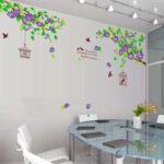 WALLSTICKER 60X90 AY1916A PINK  HIBISCUS WALSTIKER - Image 4