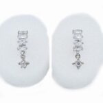 Earring New Round Water Drop Crystal Pendant Drop Earring For Women Ear Ring Fashion