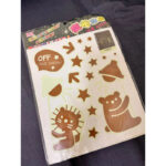 Brown Teddy & Stars Wall Sticker - Image 5