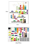 Glow In The Dark Cartoon City Wall Sticker-TYABQ9608 - Image 8