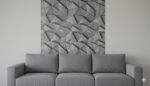 3D PVC Plastic Wall Panels for Walls & Ceiling | Gaming Room Decor (16×90cm) - Image 2