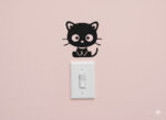 Kitty Cat Decal (Set of 2) - Laptop, Wall, Light Switch Decor - Image 5