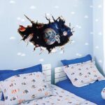 SK9066A 3D Space,The astronauts decorative wall stickers /wall decal - Image 8