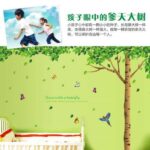 AY305 big green tree removable diy wall sticker tow-saided - Image 7