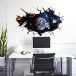 SK9066A 3D Space,The astronauts decorative wall stickers /wall decal - Image 7