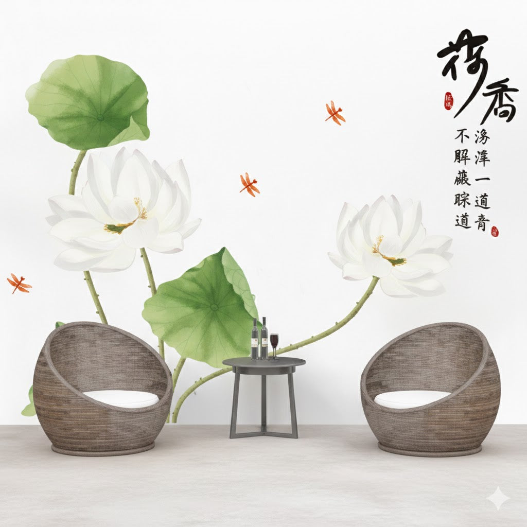 unnamed_74d3049f-3e92-40ad-9023-b88a17db5102 Chinese Style Exquisite Vase Flower Wall Sticker 3D Decal For Living Room Porch Background Wallpaper Painting Mural Stickers 1PC size 60x90 sk9338 - Image 1