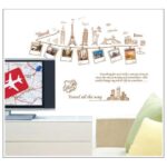 Large Size Wall Decal Creative Combination World Travel Wall Stickers for Home Decoration ay9011 - Image 8
