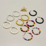 Large Hoop Earrings Neon Color Painted Big Circle Earring Basketball hoop Earrings For Women Brincos Gifts - Image 4