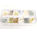 Nail Rhinestones 3D Crystal AB Clear Nail Stones Gems Pearl DIY Nail Art Decorations d8 - Image 2