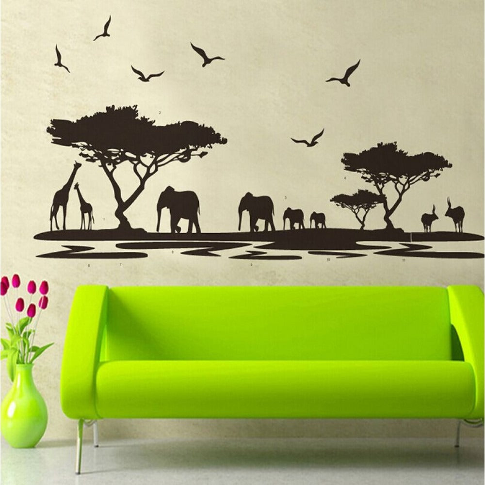 vcgddcgch Safari Wall Sticker Jm7278 - Image 1