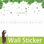 Wall Stickers - Tree, Branches, Leaves, Stylish Wall Decals, Removable Wallpaper Stickers, Wall Decor, Home Decor size 60x90 ay207 - Image 2