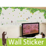 Wall Stickers - Tree, Branches, Leaves, Stylish Wall Decals, Removable Wallpaper Stickers, Wall Decor, Home Decor size 60x90 ay207 - Image 4