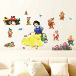 Eyes Seven Dwarfs Stickers Anime Cartoon Wall sticker LM1006 - Image 3