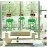 wall sticker, hanging plant pot, Taste brand size 50x70 xh5176c