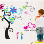 Ascent Decals Colorful Tree Wall Sticker for Kids Room size 60x90 df5105 - Image 4