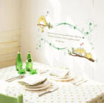 【WEJA】Cartoon bird stickers background stickers cute creative combination decorative painting DIY can remove wall stickers room deco size 50x70 mj7017 - Image 4
