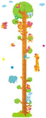 Wall Stickers Animals Trees Lions Birds Height Measuring Ay762 - Image 4