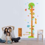 Wall Stickers Animals Trees Lions Birds Height Measuring Ay762 - Image 2