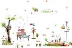 Top of Top Store - Decorative Wall Decal, Butterfly and Tree Design size 50x70 xls7093 - Image 3