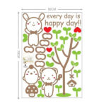 TipTop Wall Stickers Cute Cartoon Animals Tree Pattern size 50x70 dm570123 - Image 4