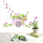 TipTop Wallstickers (Handbarrow & Flower) - Image 3