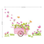 TipTop Wallstickers (Handbarrow & Flower) - Image 6