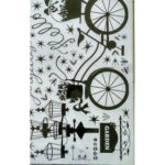 ☝ SK9264 Street Light Bicycle - Wallsticker Wall Sticker Stiker Dinding ❇ - Image 6