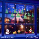 Wall stickers Christmas Christmas tree Santa Claus stylish stickers - Image 5